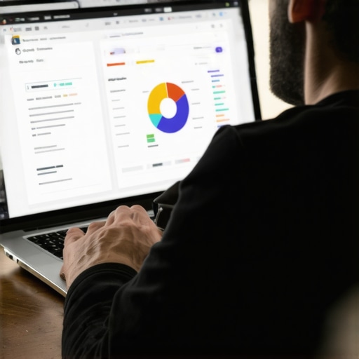 SEO consultant working on Garland local SEO strategies with digital tools.