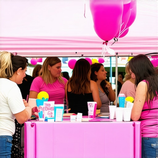Local Garland community event showing residents and small business displays