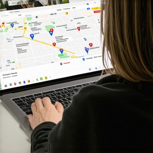 SEO expert reviewing Garland Google Maps rankings with charts