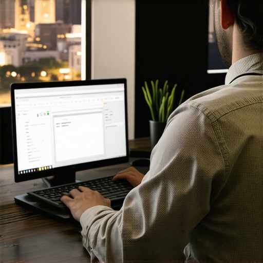 Person optimizing schema markup for Garland business website