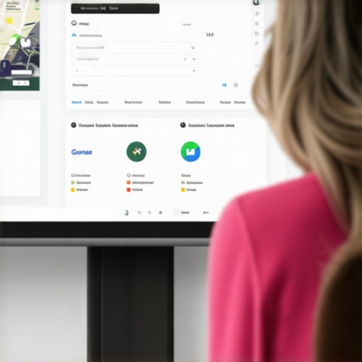 Garland business owner managing Google My Business profile
