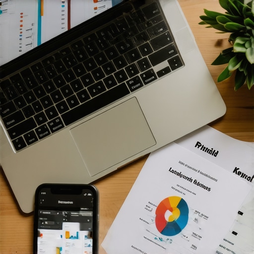 Desk with SEO tools and analytics for Garland local SEO