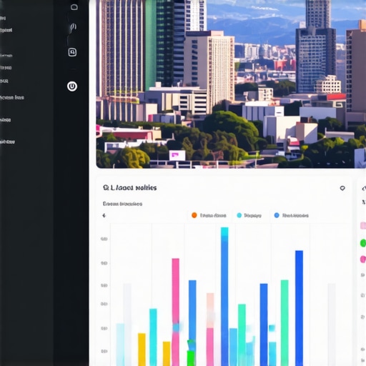 SEO Analytics Dashboard for Garland Local SEO Screenshot of SEO performance analytics for Garland businesses with local maps data.