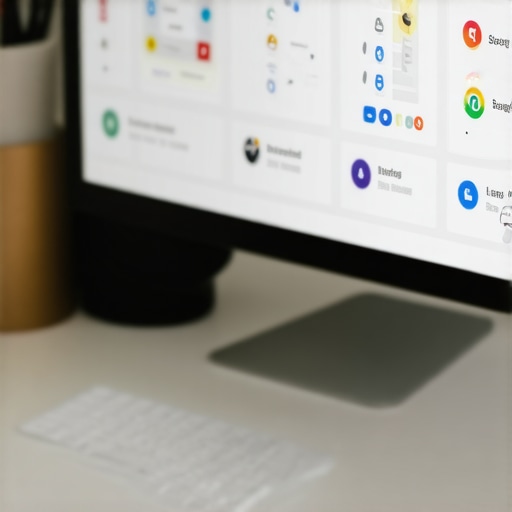 Close-up of a computer screen showing Google My Business and SEO analytics.